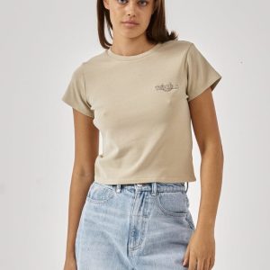 Thrills Superior Womens Mini T Shirt-WTS23-117C-SAND-01-HERO