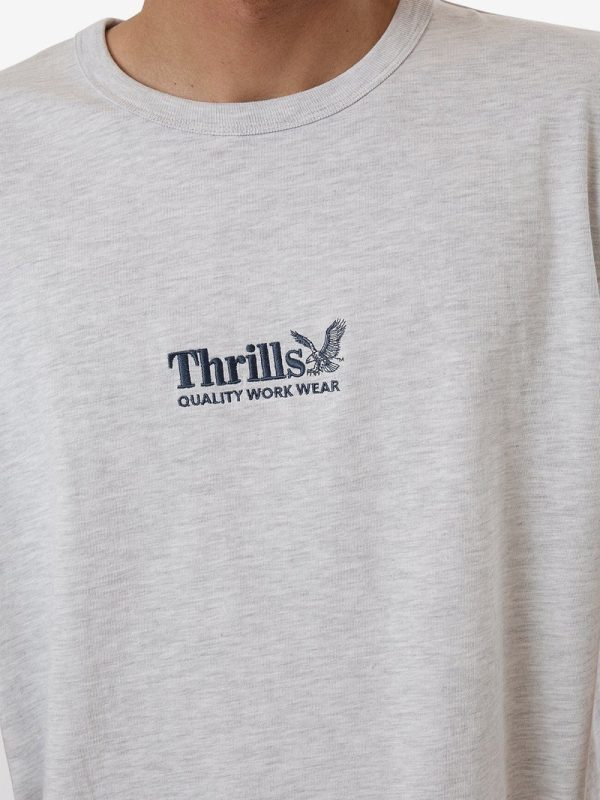 Thrills Workwear Embro Merch Fit Tee-TH24111A-CLoseUp